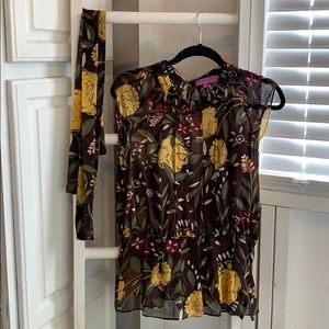 Calypso sheer blouse🌼